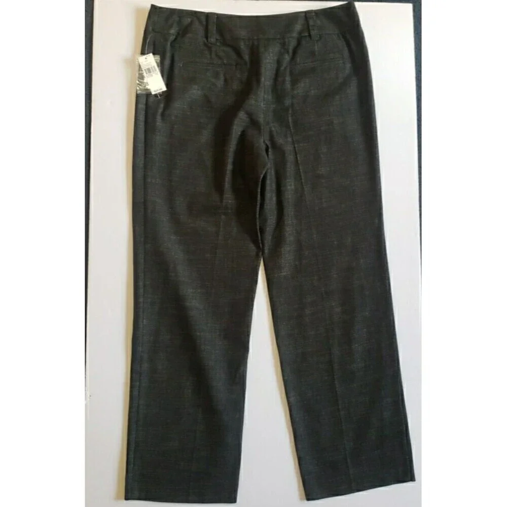 NWT AGB Black Dress Pants Stretch Career wear Office Workwear Women's 12 36x30